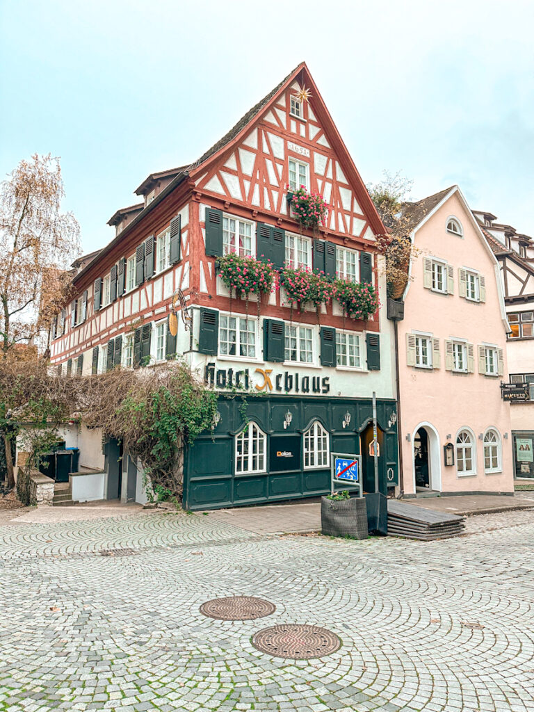 il mio hotel a ulna in Germania con la facciata a graticcio