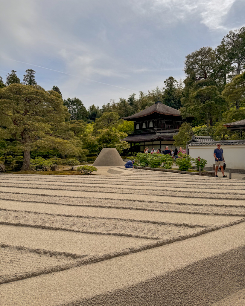 giardino Zen del tempio Ginkakuji a Kyoto