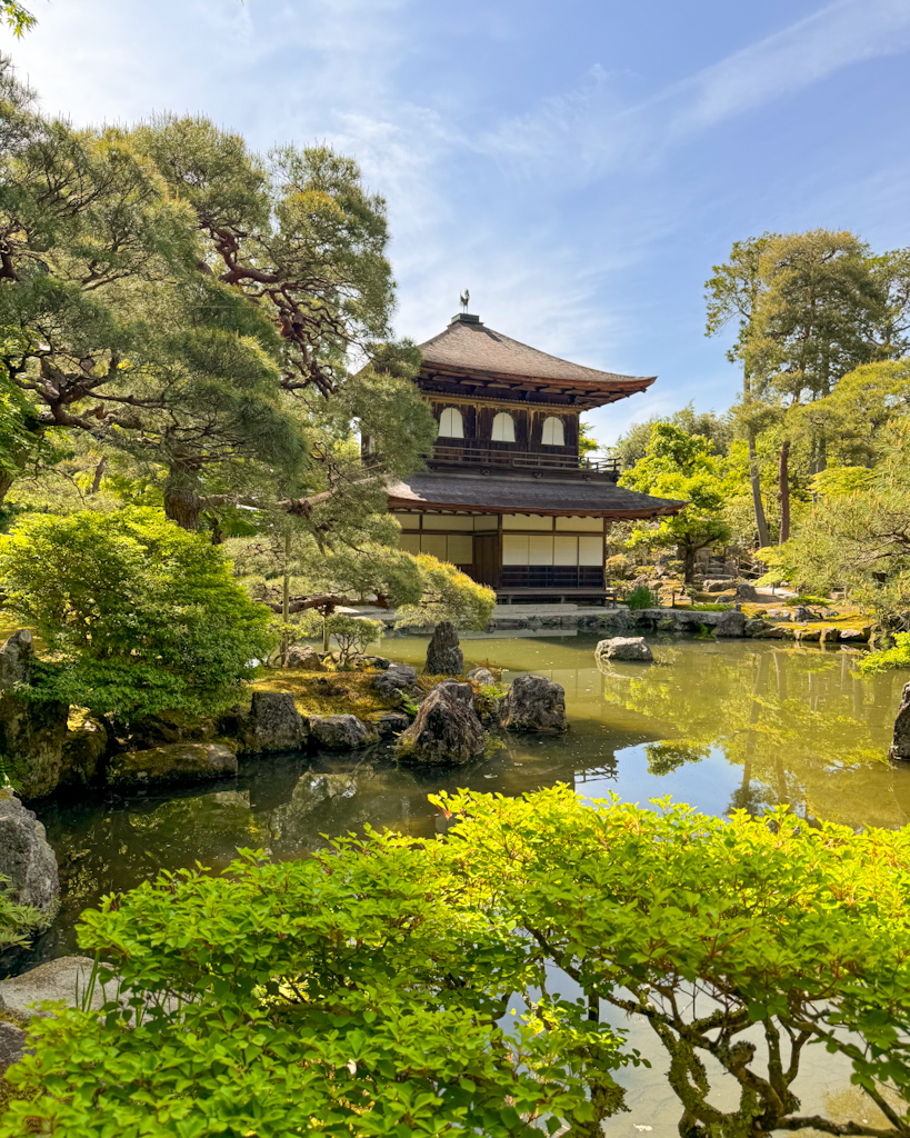pagoda principale del Tempio Ginkakuji o tempio d'argento a kyoto