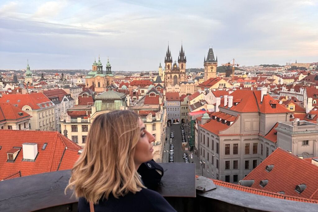 Panorama Praga in autunno
