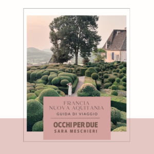 Ragazzi in un giardino pieno di bossi in Francia