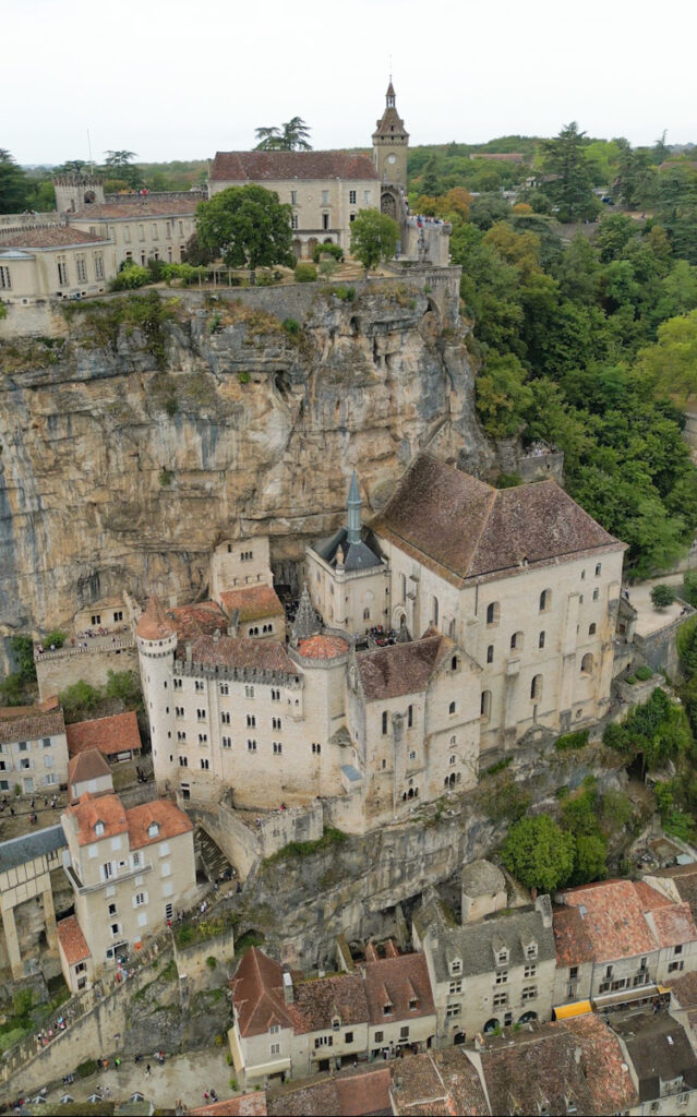 Vista del villaggio di Rocamadour